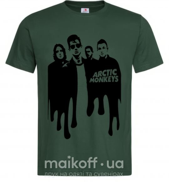 Чоловіча футболка Arctic monkeys figures Темно-зелений фото