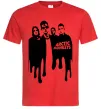 Мужская футболка Arctic monkeys figures Красный фото