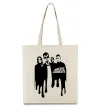 Еко-сумка Arctic monkeys figures Бежевий фото