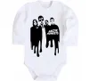 Детский боди Arctic monkeys figures Белый фото
