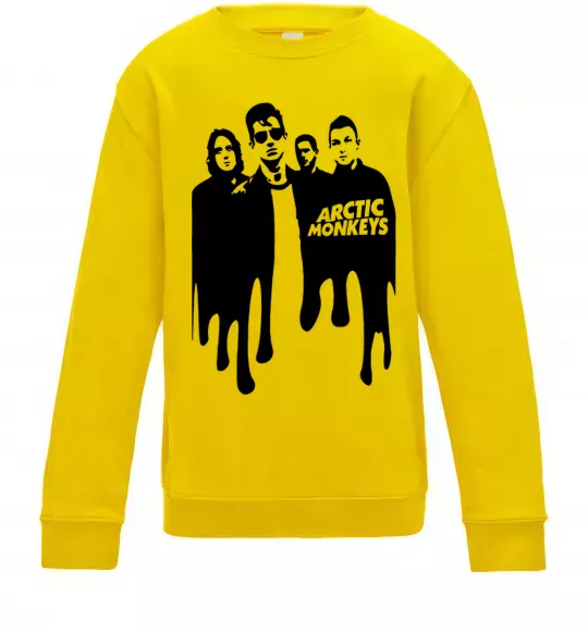 Дитячий світшот Arctic monkeys figures Сонячно жовтий фото