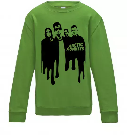 Дитячий світшот Arctic monkeys figures Лаймовий фото