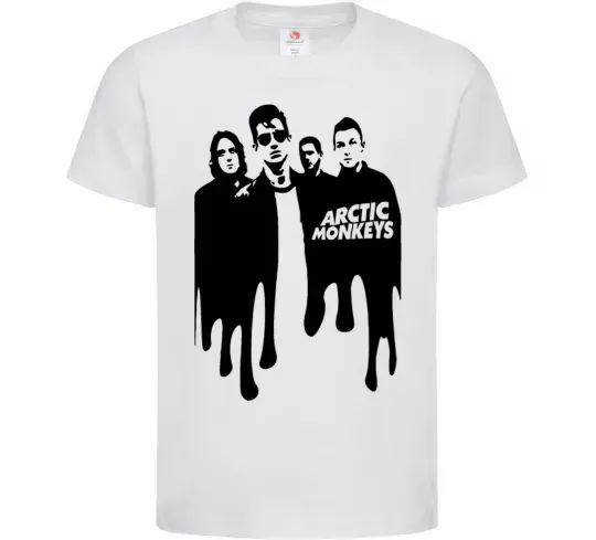Дитяча футболка Arctic monkeys figures Білий фото