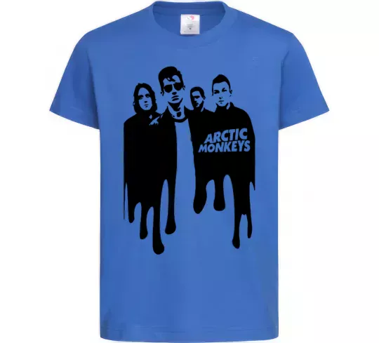 Дитяча футболка Arctic monkeys figures Яскраво-синій фото