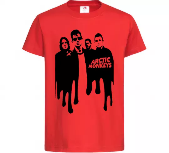 Дитяча футболка Arctic monkeys figures Червоний фото
