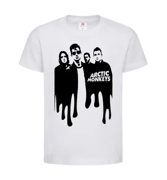 Дитяча футболка Arctic monkeys figures Білий фото