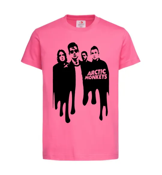 Дитяча футболка Arctic monkeys figures Яскраво-рожевий фото