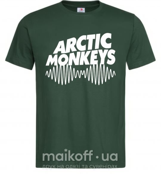 Мужская футболка Arctic monkeys do i wanna know Темно-зеленый фото