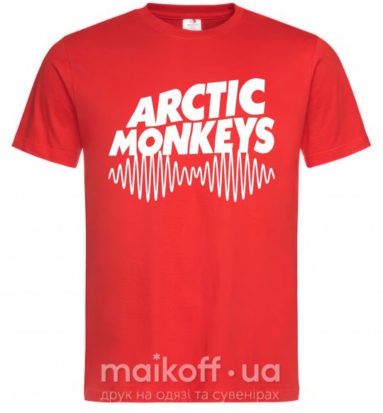 Мужская футболка Arctic monkeys do i wanna know Красный фото
