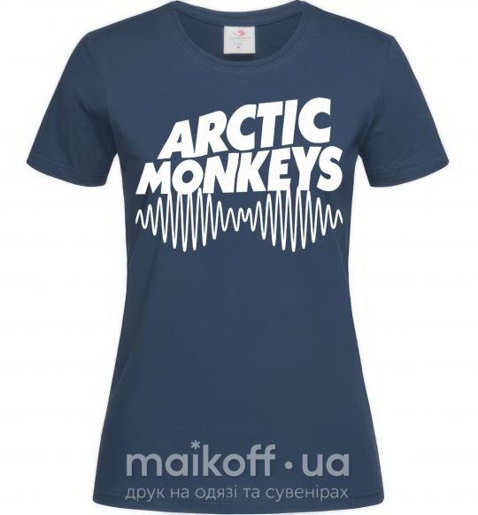 Жіноча футболка Arctic monkeys do i wanna know Темно-синій фото