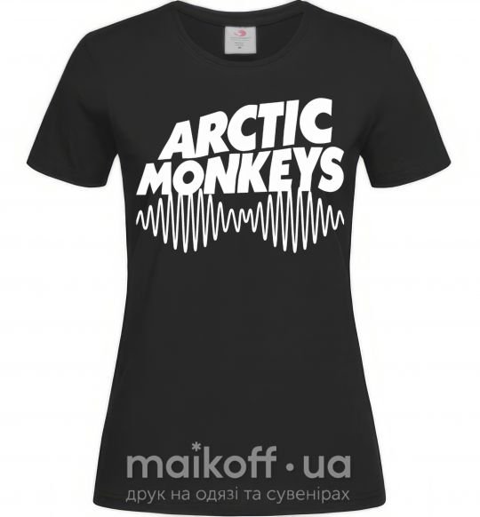 Женская футболка Arctic monkeys do i wanna know Черный фото
