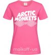 Жіноча футболка Arctic monkeys do i wanna know Яскраво-рожевий фото