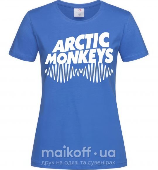 Жіноча футболка Arctic monkeys do i wanna know Яскраво-синій фото