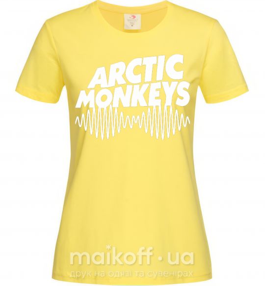 Женская футболка Arctic monkeys do i wanna know Лимонный фото