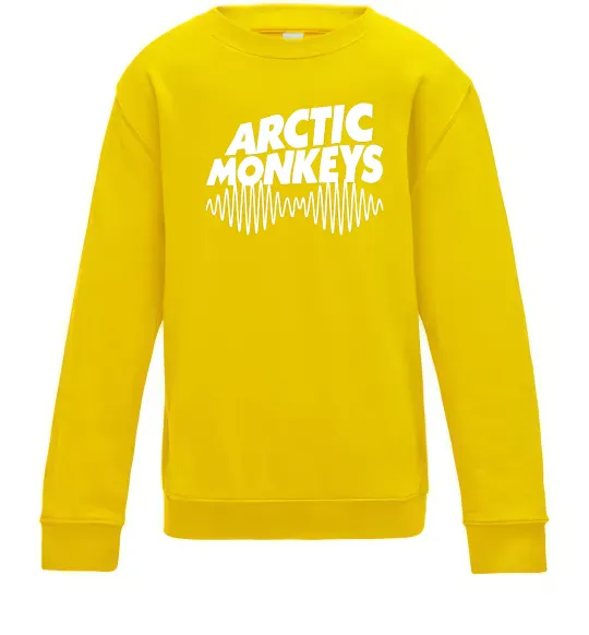 Дитячий світшот Arctic monkeys do i wanna know Сонячно жовтий фото