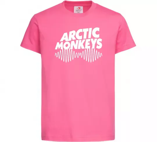 Детская футболка Arctic monkeys do i wanna know Ярко-розовый фото