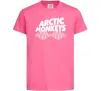 Детская футболка Arctic monkeys do i wanna know Ярко-розовый фото