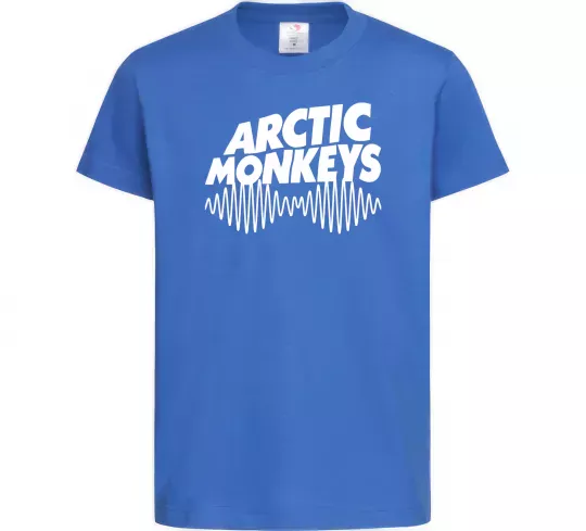 Детская футболка Arctic monkeys do i wanna know Ярко-синий фото