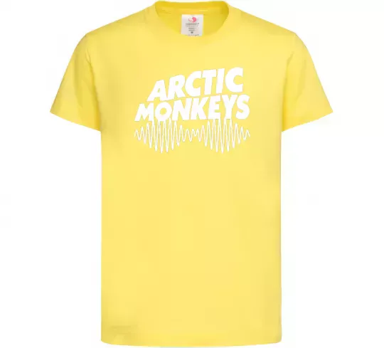 Детская футболка Arctic monkeys do i wanna know Лимонный фото