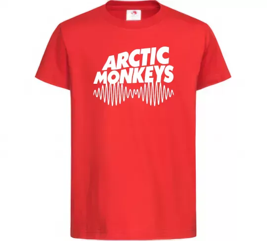 Детская футболка Arctic monkeys do i wanna know Красный фото
