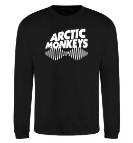 Світшот Arctic Monkeys smoking Чорний фото