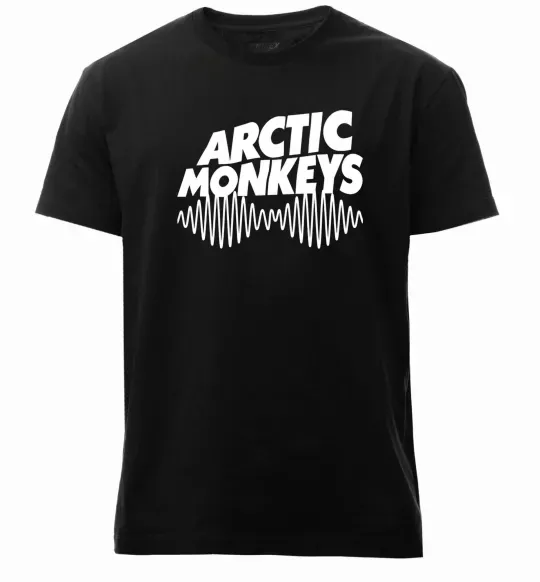 Мужская премиум футболка Arctic monkeys do i wanna know Черный фото