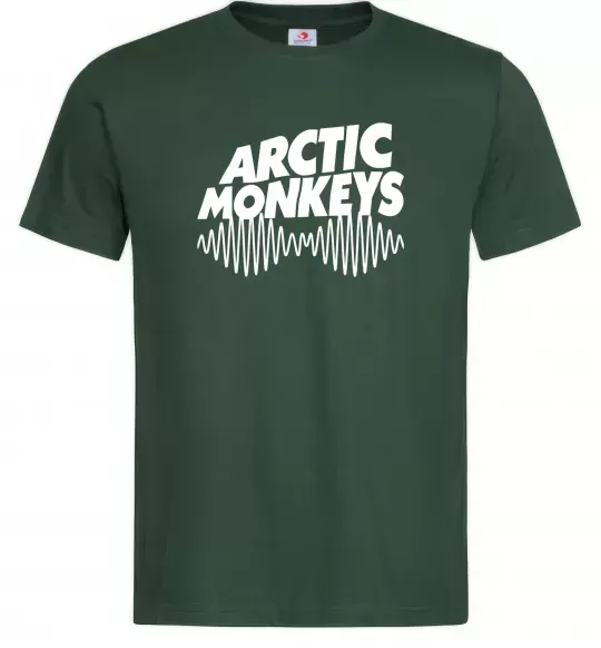 Мужская футболка Arctic monkeys do i wanna know Темно-зеленый фото