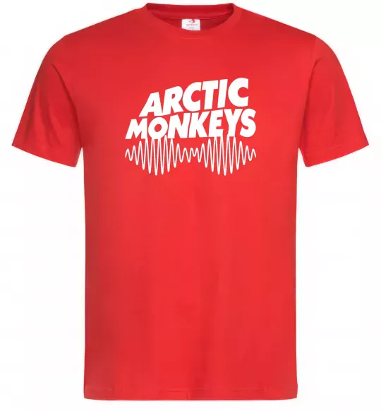 Мужская футболка Arctic monkeys do i wanna know Красный фото