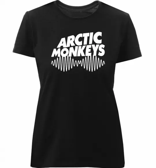 Жіноча преміум футболка Arctic monkeys do i wanna know Чорний фото