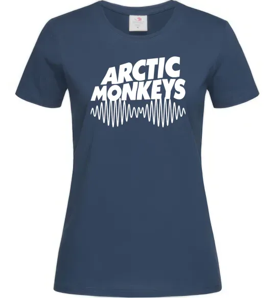 Жіноча футболка Arctic monkeys do i wanna know Темно-синій фото