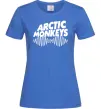 Жіноча футболка Arctic monkeys do i wanna know Яскраво-синій Жіноча футболка Arctic monkeys do i wanna know Яскраво-синій фото