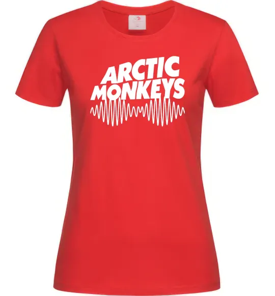 Жіноча футболка Arctic monkeys do i wanna know Червоний фото