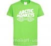 Детская футболка Arctic monkeys do i wanna know Лаймовый фото
