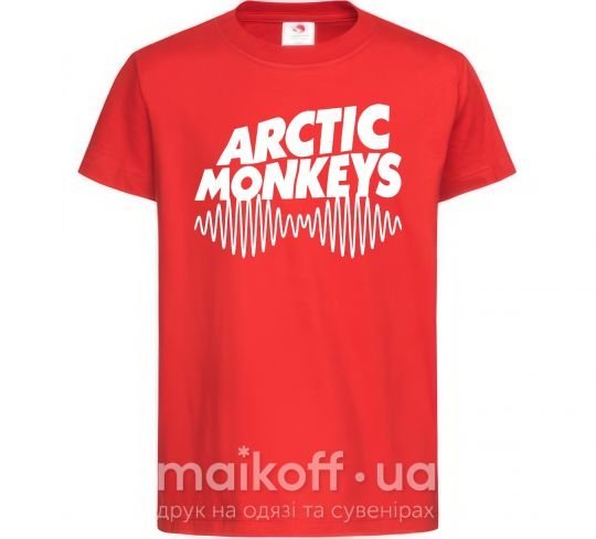 Детская футболка Arctic monkeys do i wanna know Красный фото