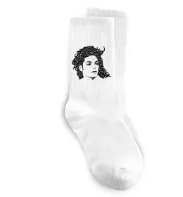 Носки Michael Jackson's face Белый фото