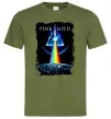 Мужская футболка Minimal Pink Floyd Оливковый фото