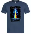 Мужская футболка Minimal Pink Floyd Темно-синий фото