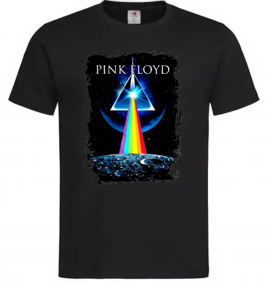 Мужская футболка Minimal Pink Floyd Черный фото
