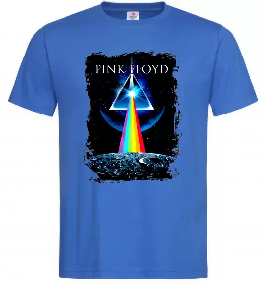 Мужская футболка Minimal Pink Floyd Ярко-синий фото