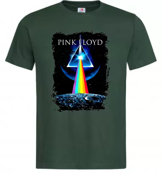Мужская футболка Minimal Pink Floyd Темно-зеленый фото