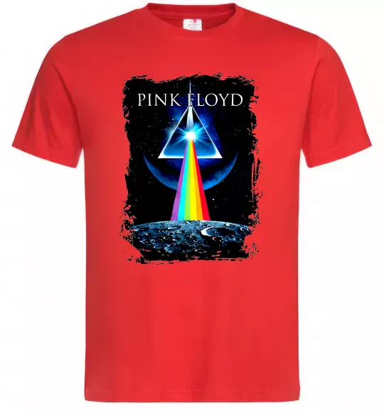 Мужская футболка Minimal Pink Floyd Красный фото