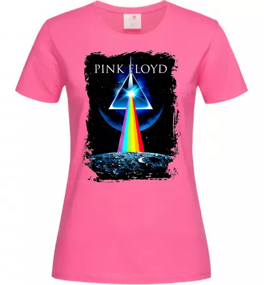 Женская футболка Minimal Pink Floyd Ярко-розовый фото