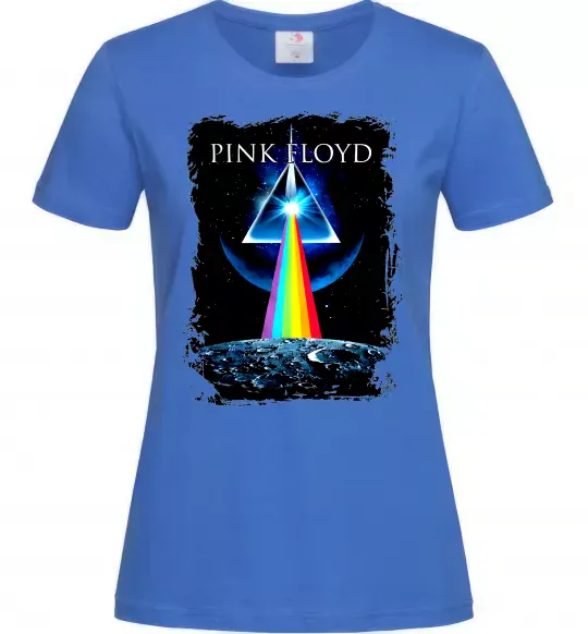 Женская футболка Minimal Pink Floyd Ярко-синий фото