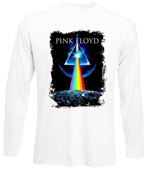 Лонгслив Minimal Pink Floyd Белый фото