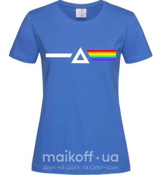 Жіноча футболка Minimal Pink Floyd Яскраво-синій фото