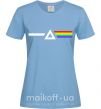 Женская футболка Minimal Pink Floyd Голубой фото