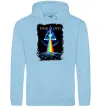 Мужская толстовка (худи) Minimal Pink Floyd Голубой фото