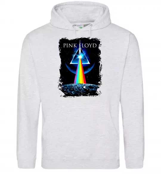Женская толстовка (худи) Minimal Pink Floyd Серый меланж фото