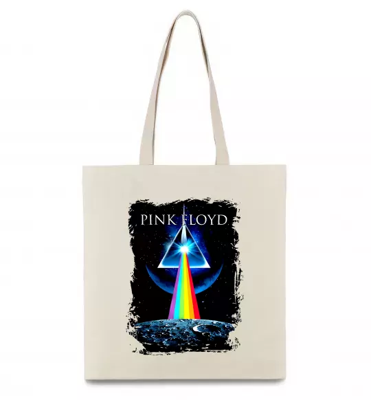 Эко-сумка Minimal Pink Floyd Бежевый фото