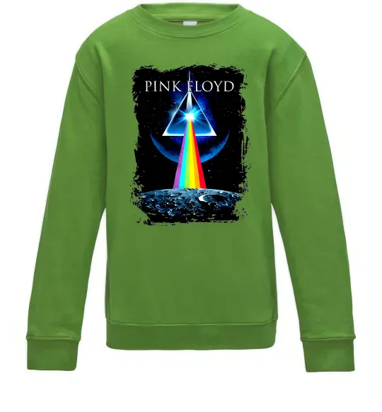 Детский Свитшот Minimal Pink Floyd Лаймовый фото